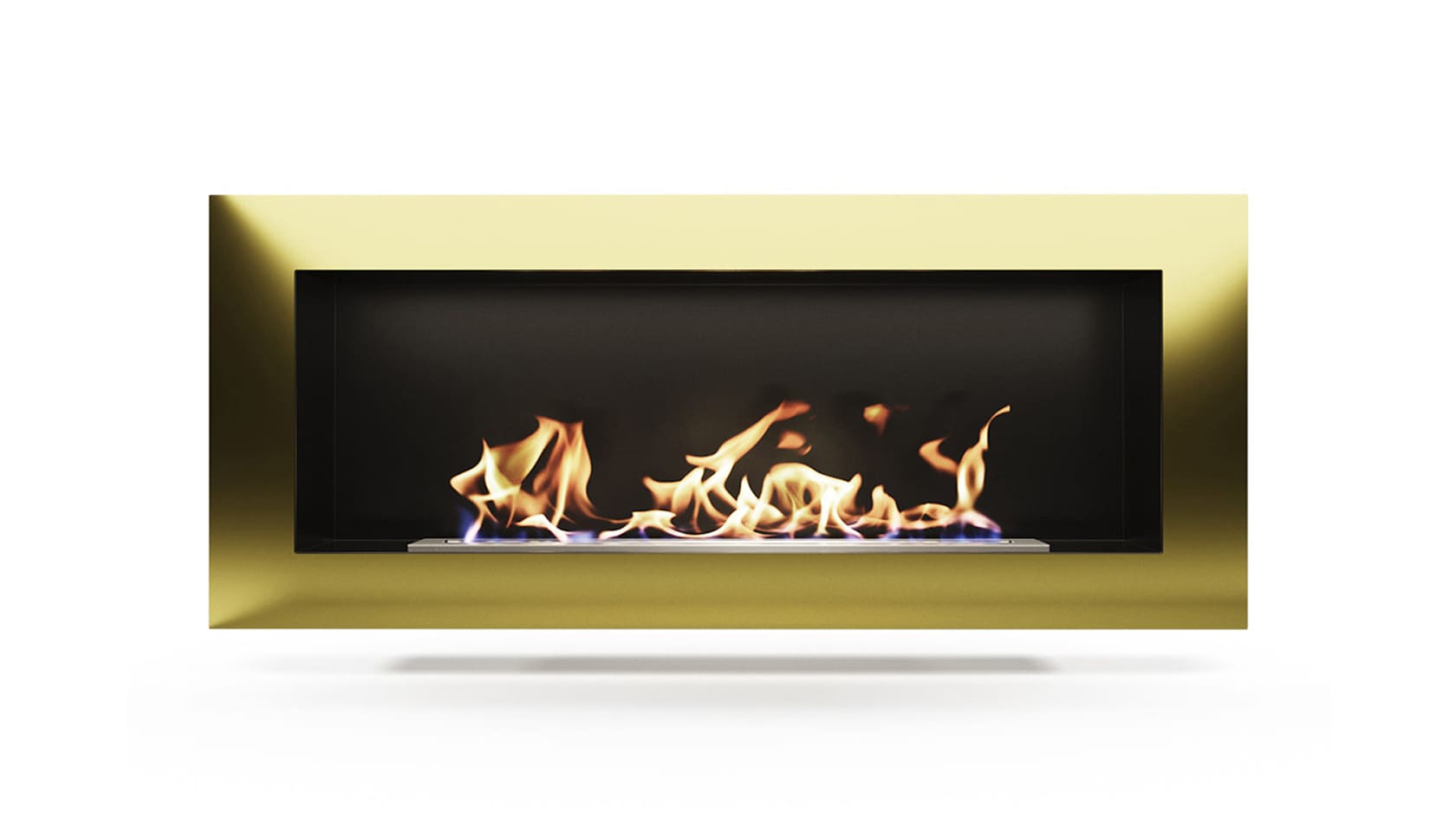 Биокамин "Русский огонь" Барокко 1200N настенный с защитным и декоративным стеклом по цене 53 100 руб.