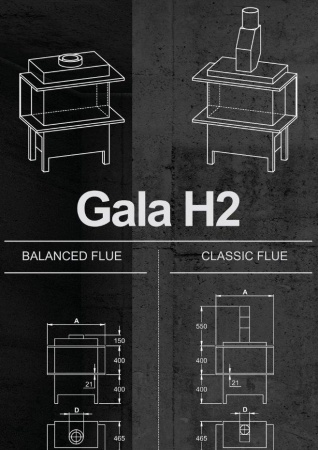 Газовая топка Vero Design GA 1 H2 
Газовая топка Vero Design GA 1 H2