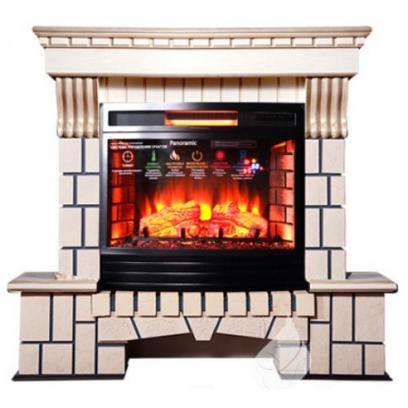 Экстер (бежевый с патиной)+Panoramic 25 LED FX QZ