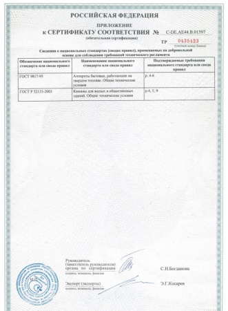 Газовая топка Vero Design NI G1 H2 
Газовая топка Vero Design NI G1 H2