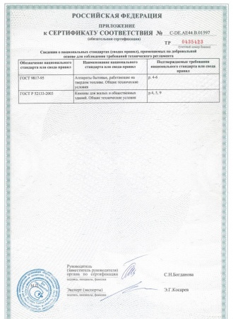 
Газовая топка Vero Design NI G4 H1