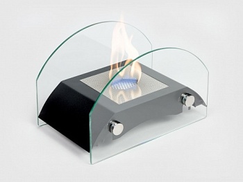 Настольный биокамин Lux Fire "Мост" S (черный)