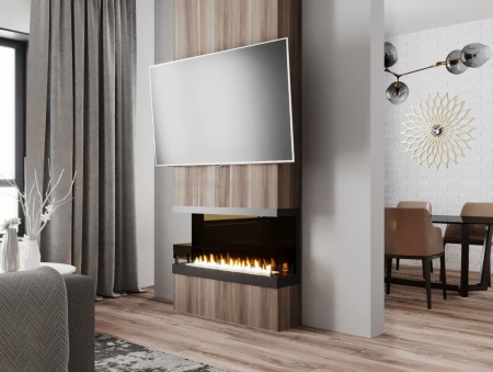 Биокамин "Русский огонь" Честер Фронт 1000 с защитным стеклом по цене 40 850 руб.