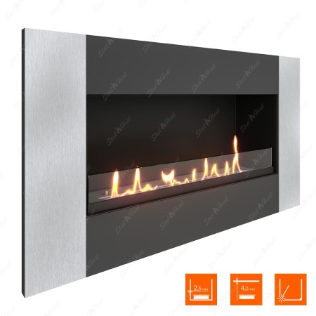 Биокамин SteelHeat GRAND-V 900 XL стекло по цене 35 888 руб.