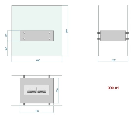 Напольный биокамин Lux Fire "Консул 1" 600 по цене 36 900 руб.