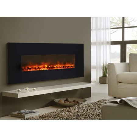 Электрокамин «Genius 100» black glass (черный)