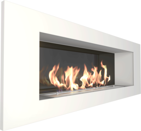 Биокамин ZeFire Elliot 1200 белый со стемалитом по цене 47 800 руб.